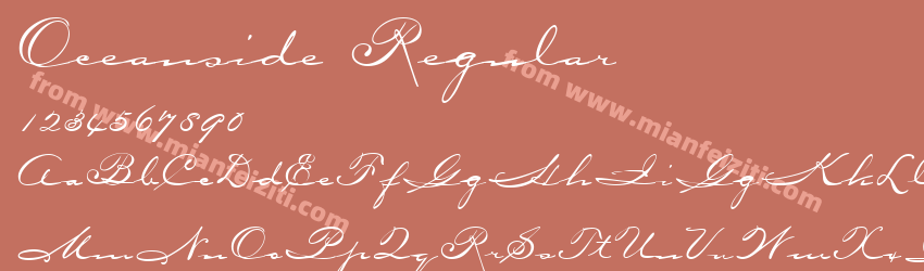 Oceanside Regular预览图1