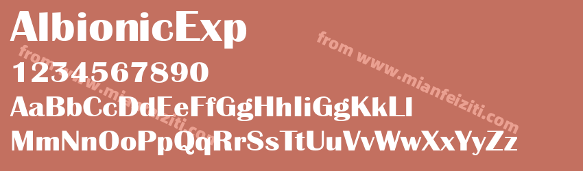 a_ Albionic Exp Bold预览图1