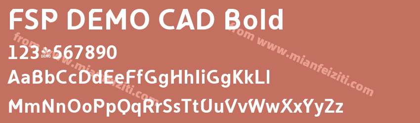 FSP DEMO CAD Bold预览图1