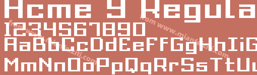Grixel Acme 9 Regular Bold Xtnd预览图1