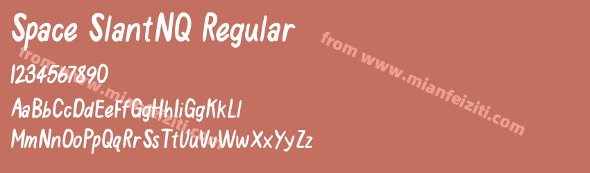 Space SlantNQ Regular预览图1