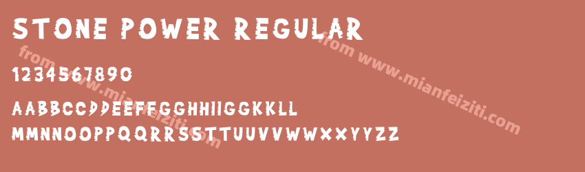 Stone Power Regular预览图1