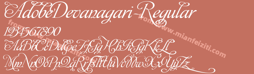 AdobeDevanagari-Regular预览图1