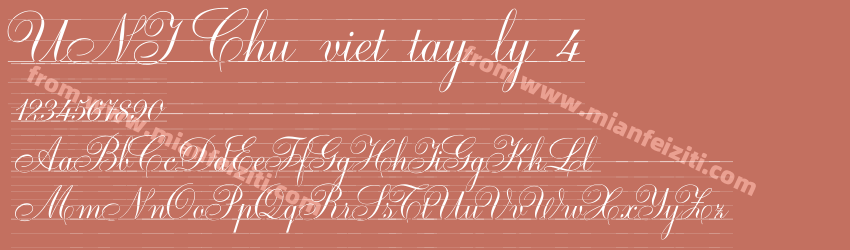 UNI Chu viet tay ly 4预览图1