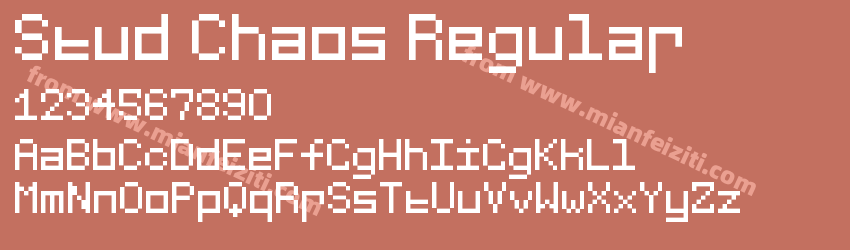 Stud Chaos Regular预览图1