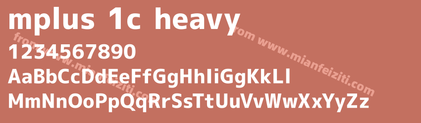 mplus 1c heavy预览图1