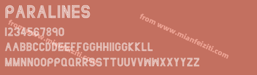 Paralines Regular预览图1