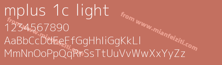 mplus 1c light预览图1