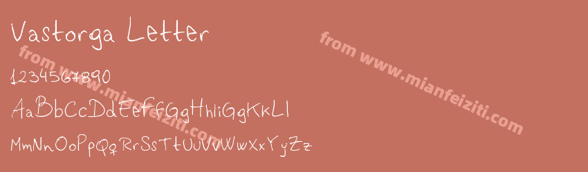 Vastorga Letter预览图1