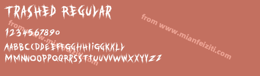 Trashed Regular预览图1
