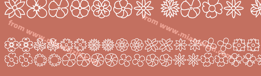 Flowers dots bats tfb预览图1