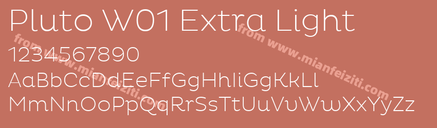 Pluto W01 Extra Light预览图1