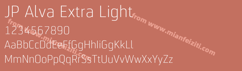 JP Alva Extra Light预览图1