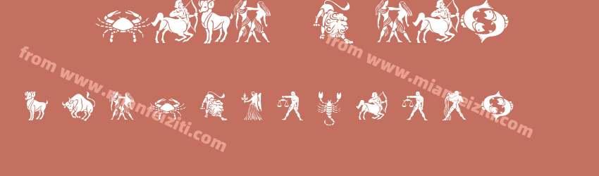 SL Zodiac Stencils预览图1