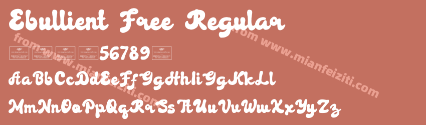 Ebullient Free Regular预览图1