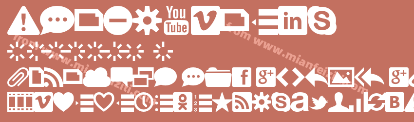 Web Symbols Regular预览图1