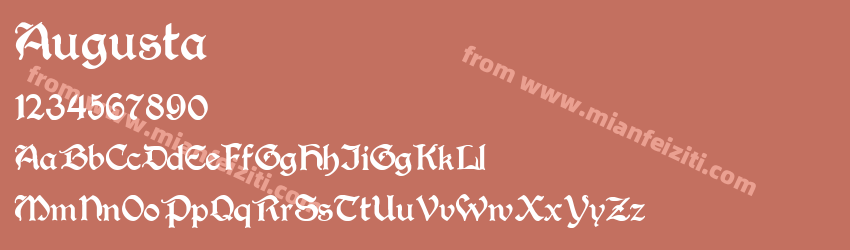 Augusta Regular预览图1