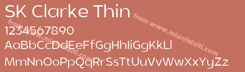 SK Clarke Thin预览图1