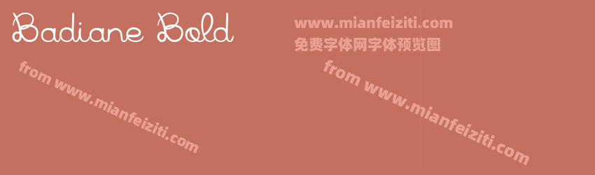 Badiane Bold预览图1