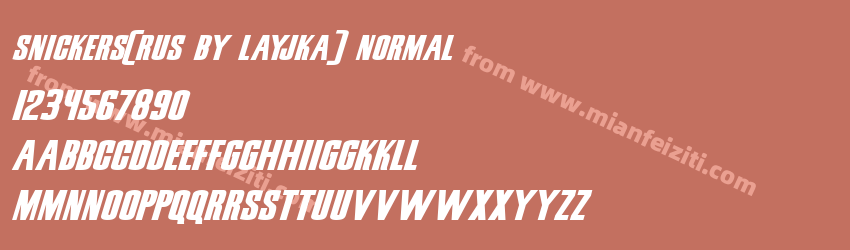 Snickers(RUS BY LAYJKA) Normal预览图1