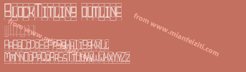 Block Titling Outline预览图1
