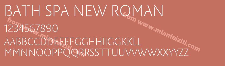 Bath Spa New Roman预览图1