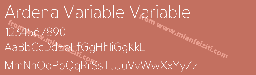 Ardena Variable Variable预览图1