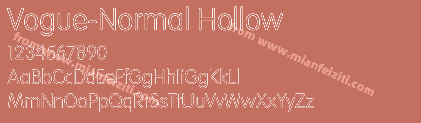 Vogue Normal Hollow预览图1