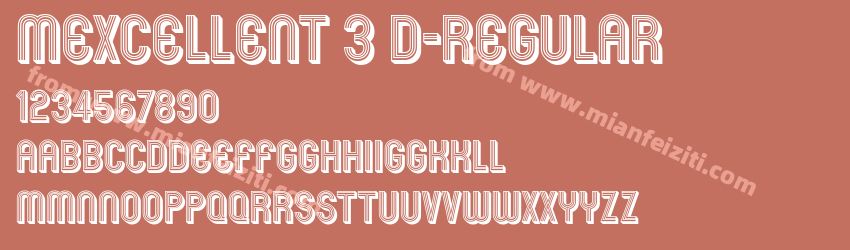 Mexcellent 3 D-Regular预览图1