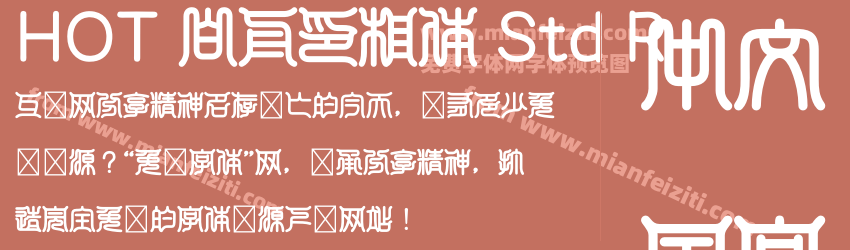 HOT 白舟印相体 Std R预览图1