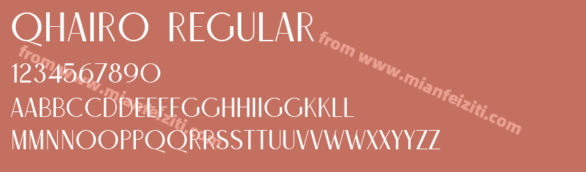 Qhairo Regular预览图1