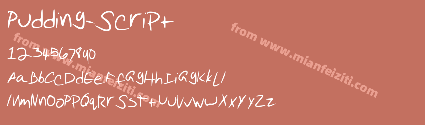 Pudding Script预览图1