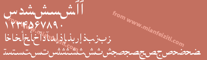 Persian NaskhSSK预览图1