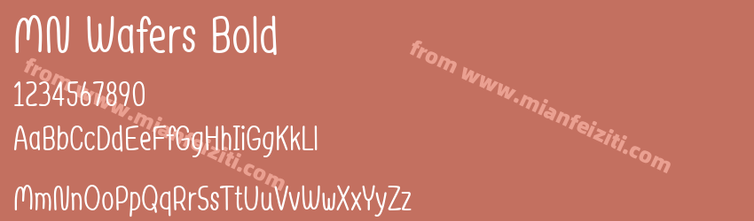 MN Wafers Bold预览图1