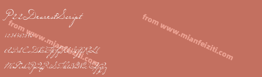 P22 Dearest Script预览图1