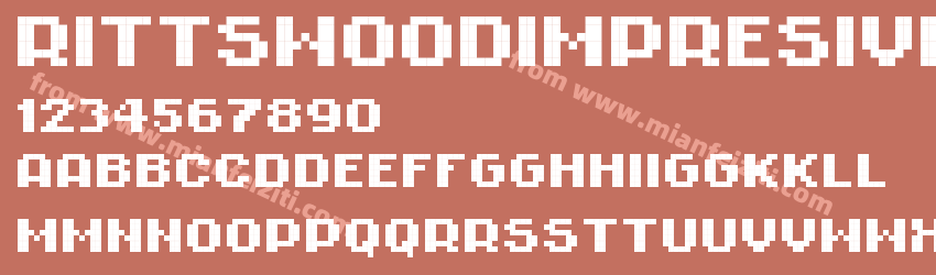 Rittswood Impresive Bold预览图1
