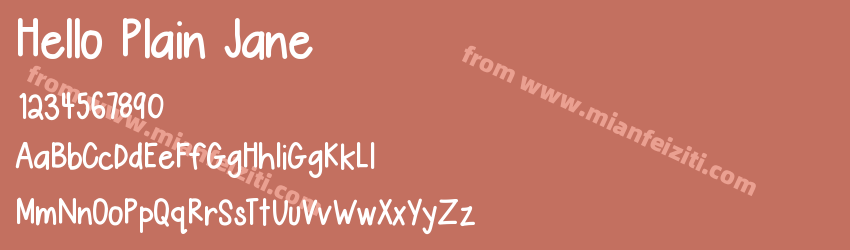 Hello Plain Jane预览图1
