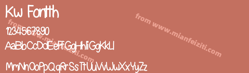 Kw Fontth预览图1