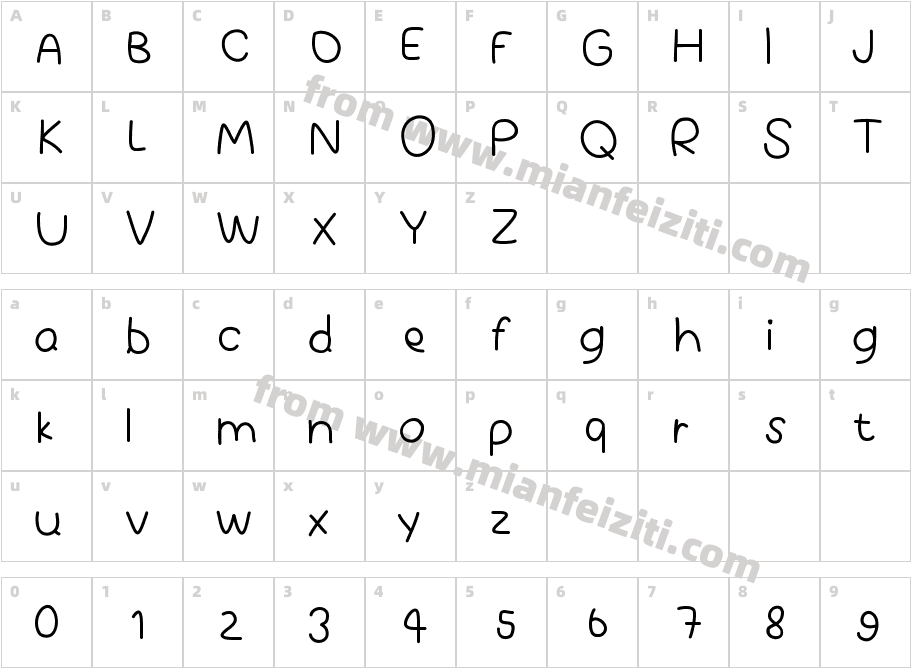 cherrylogo字体映射图