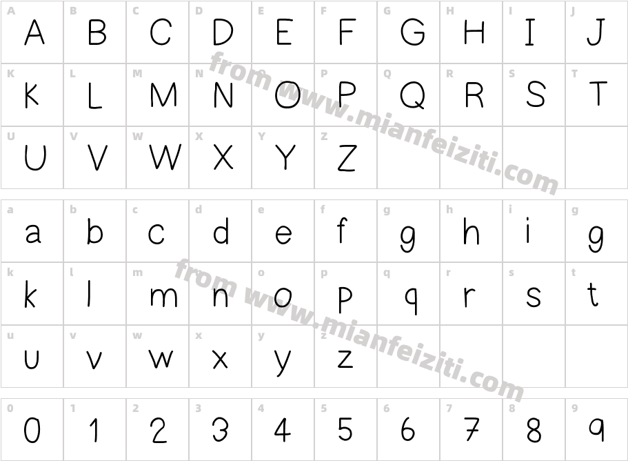 cusddx字体映射图