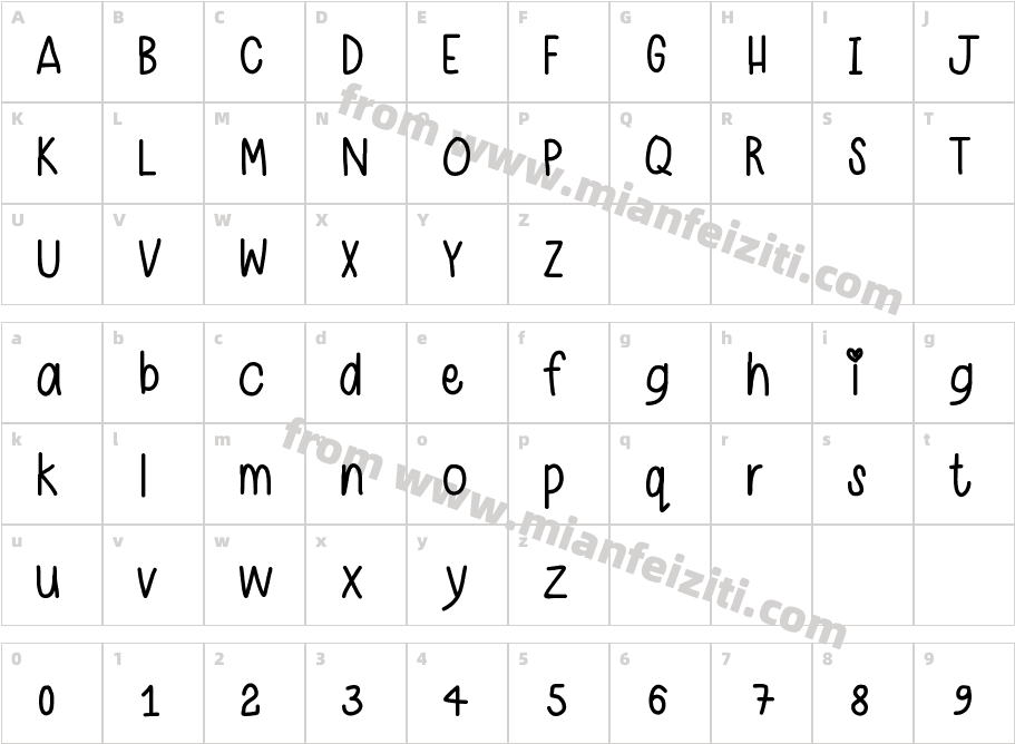 cykwritten1bold字体映射图