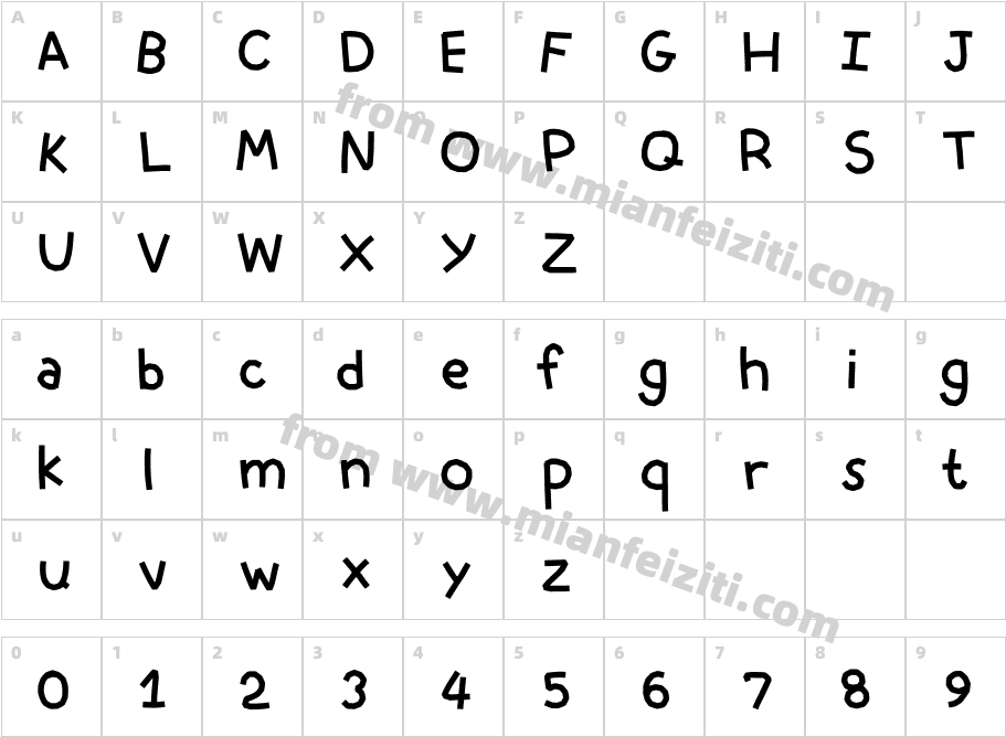 dreamdukdik字体映射图