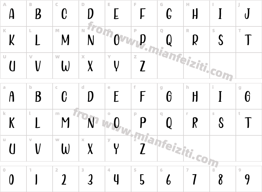 Feeling Good A LwmD字体映射图