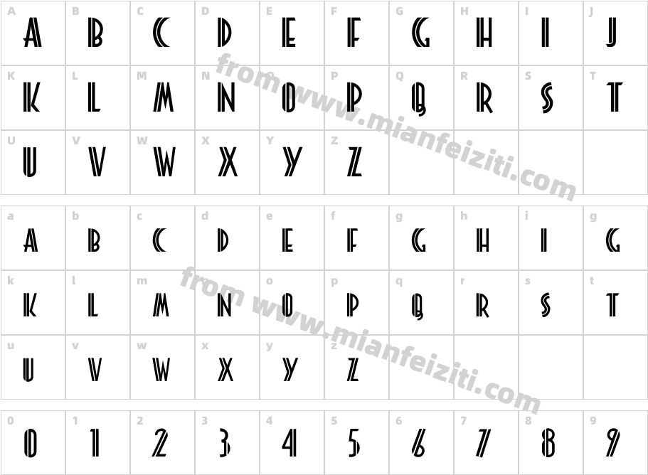Platonick Normal r8L9字体映射图