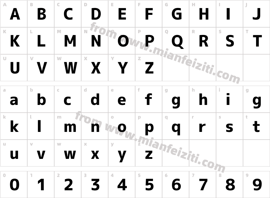mplus 1c heavy字体映射图