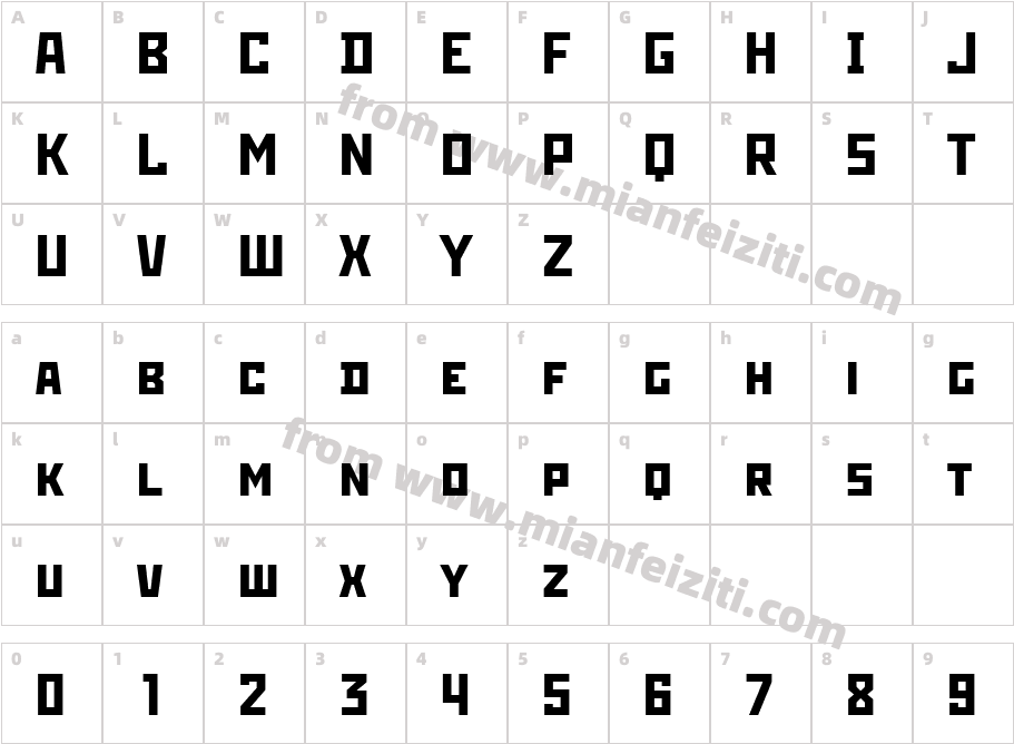 RodchenkoETT字体映射图