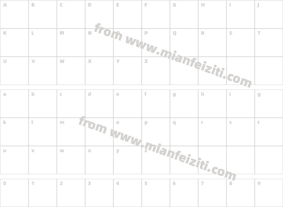 CC0_白舟髭隷字体映射图