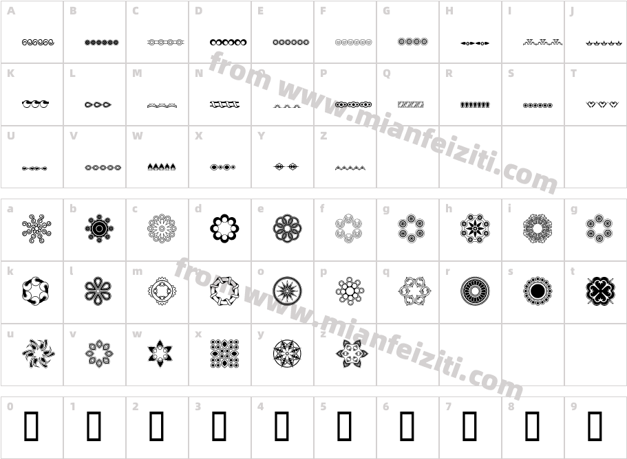 whirlygigs字体映射图