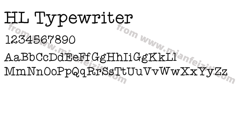 HL Typewriter预览图2