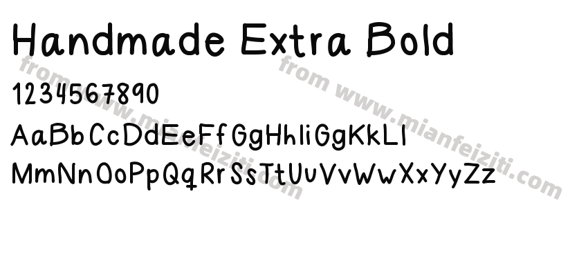 Handmade Extra Bold预览图2
